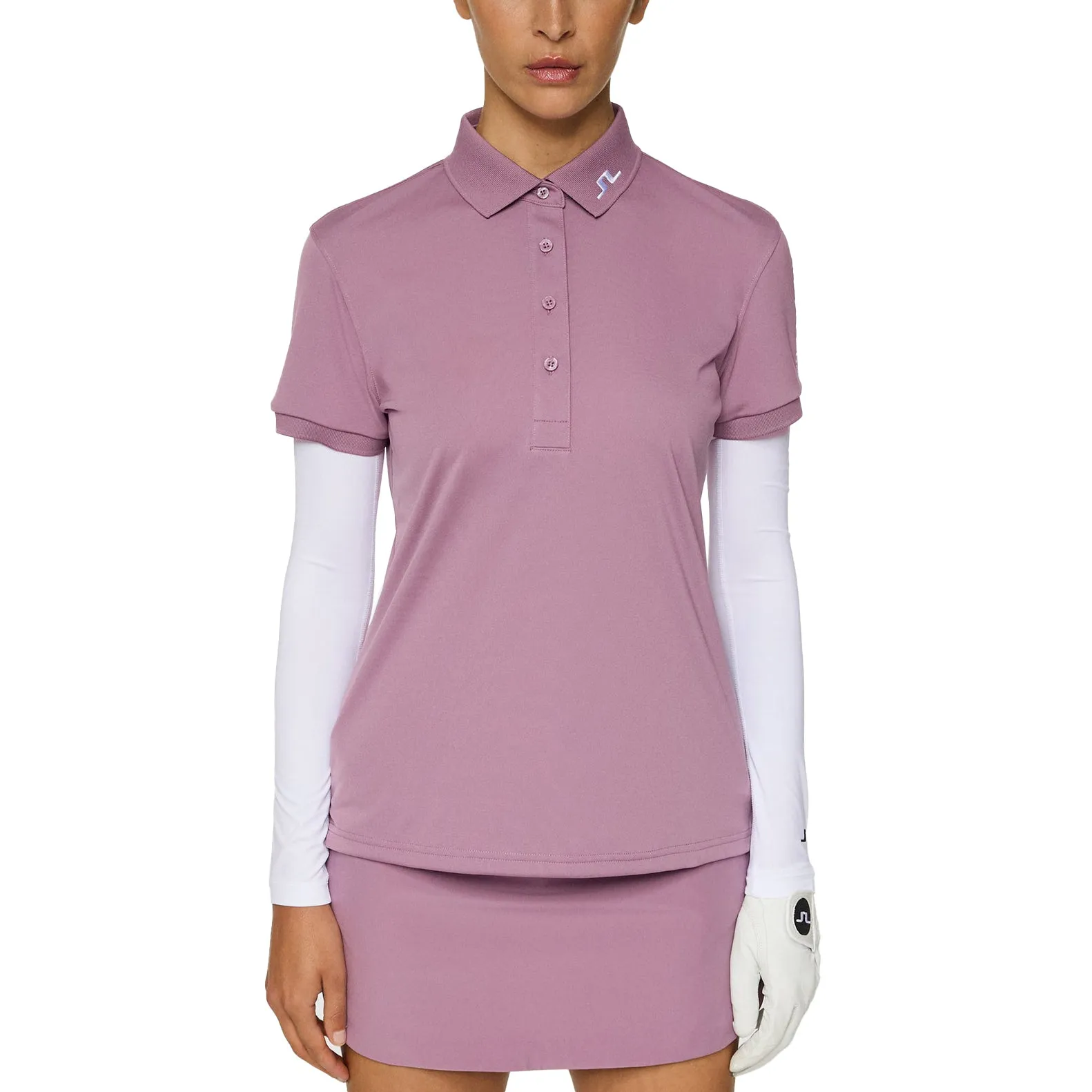 J.Lindeberg Women'S Tour Tech Golf Polo Shirt - Very Grape Halloween Sale Flash Sale
