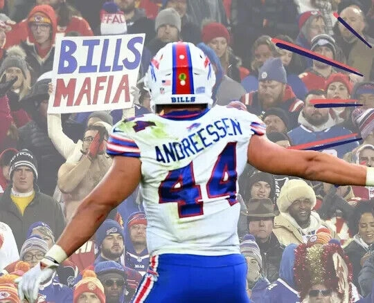 Joe Andreessen Signed Buffalo Bills Jersey (PSA) 2024 Rookie Linebacker