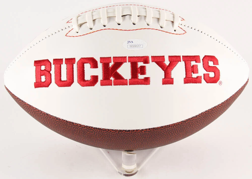 Joey Bosa Signed Ohio State Buckeyes Logo Football (JSA) Chargers Defensive End