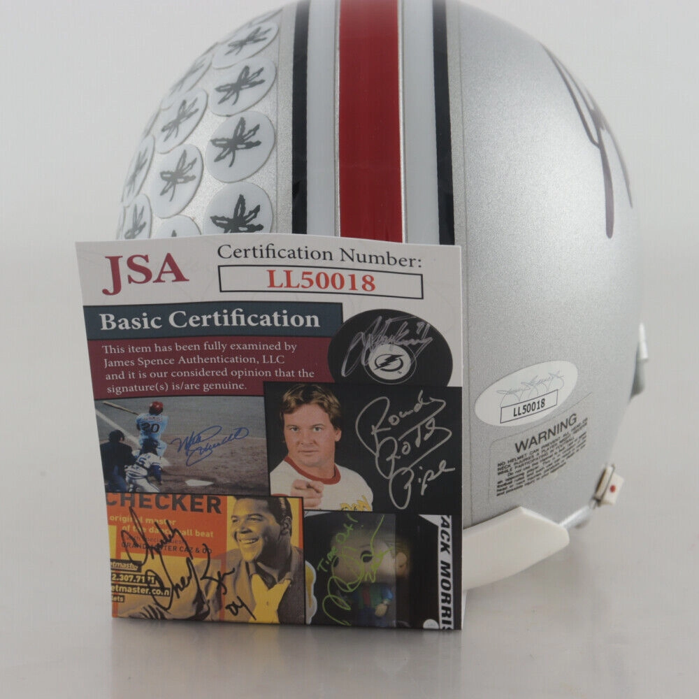Joey Bosa Signed Ohio State Buckeyes Mini-Helmet (JSA COA) 2016 #3 Pick Overall
