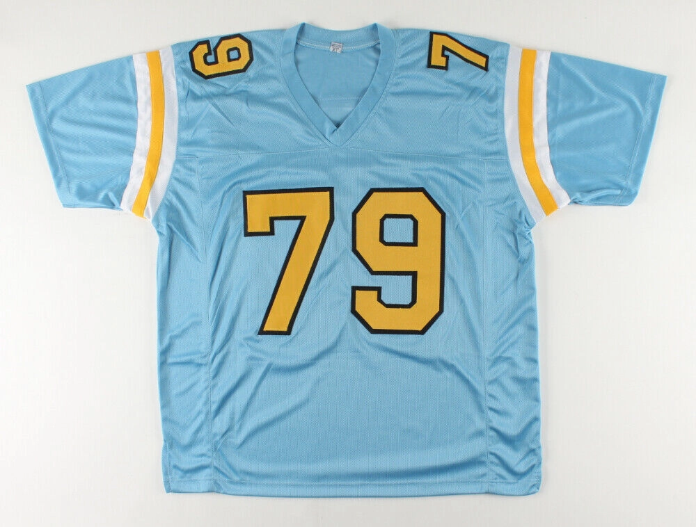 Jonathan Ogden Signed UCLA Bruins Jersey (JSA COA) Ravens HOF Offensive Tackle