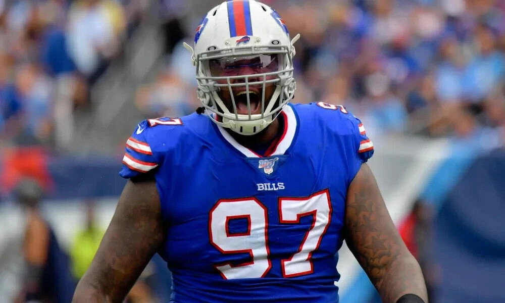Jordan Phillips Signed Buffalo Bills Jersey (Beckett) 2015 2nd Round Pick D.T.
