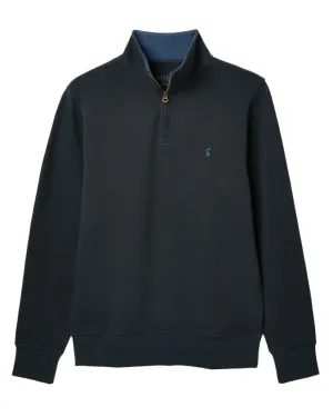 Joules Alistair Quarter Zip Cotton Sweatshirt Cotton Crew Sweatshirts