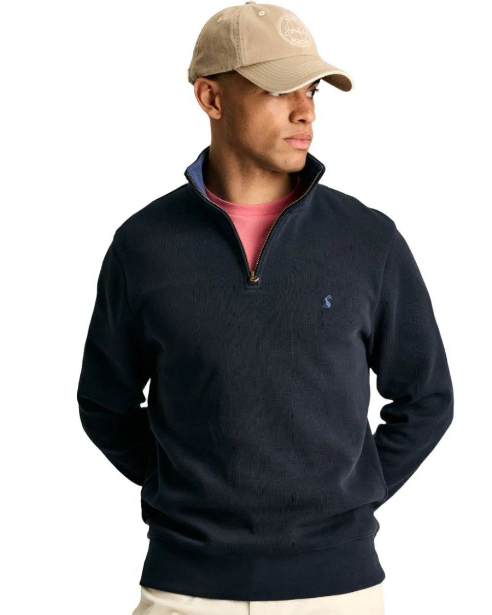 Joules Alistair Quarter Zip Cotton Sweatshirt Warm Sweatshirts for Men