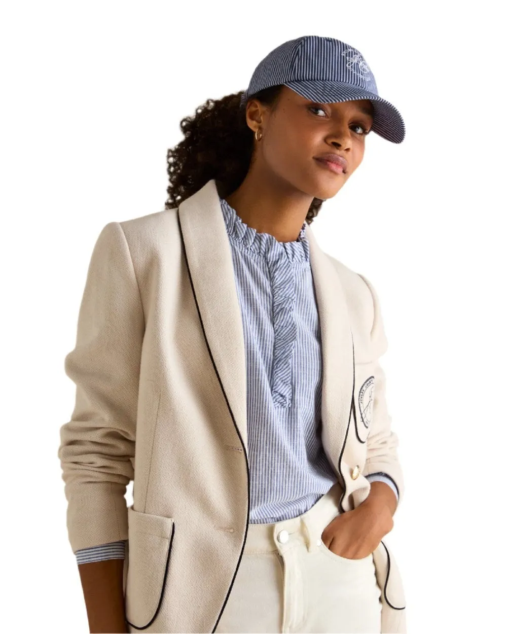 Joules Daley Stripe Cap Baseball Caps for Men