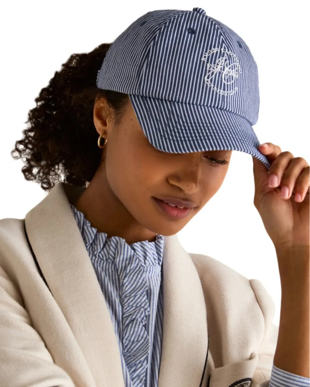 Joules Daley Stripe Cap Baseball Caps for Men