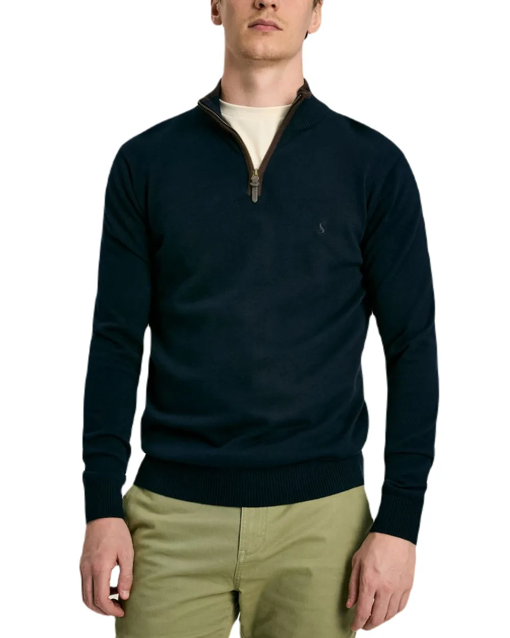 Joules Hillside Quarter Zip Knit Jumper Zip Neck Sweaters Men
