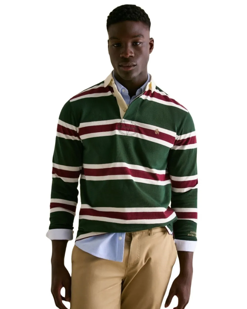 Joules Mens Onside Rugby Shirt Warm Sweatshirts for Men