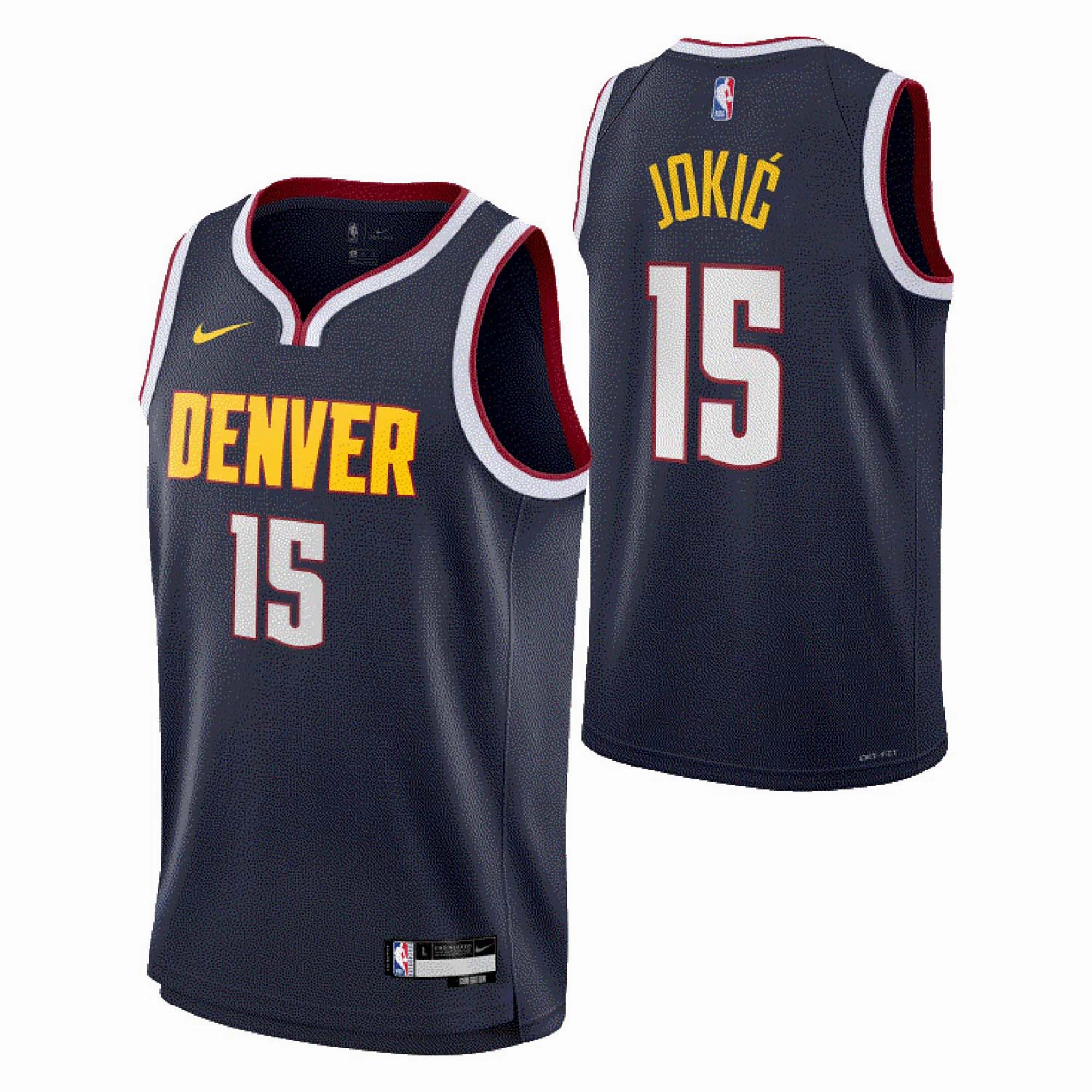Junior's NBA Denver Nuggets Nikola Jokic Icon Swingman Jersey
