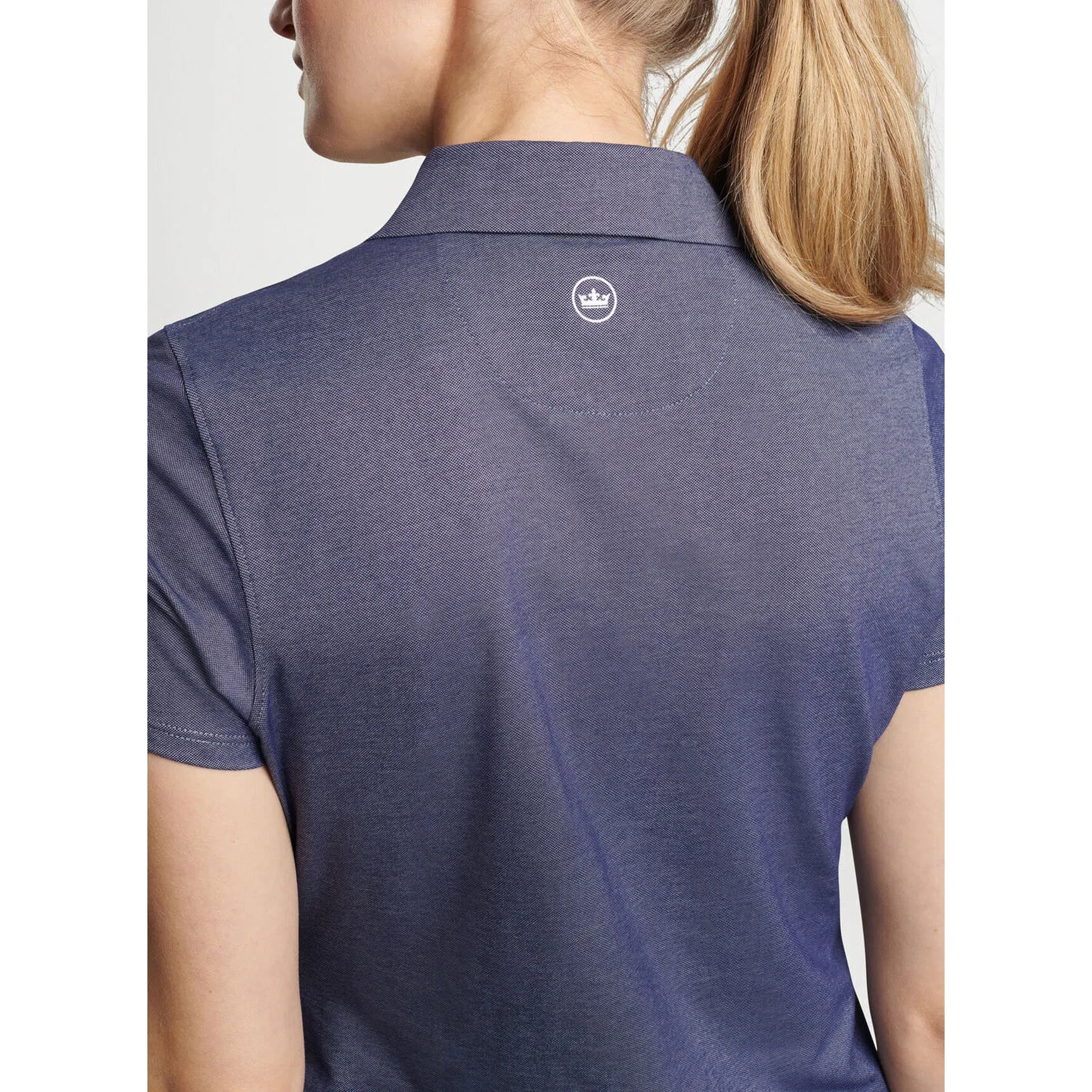Engineered for Speed Peter Millar Women'S Albatross Golf Polo Shirt - Navy