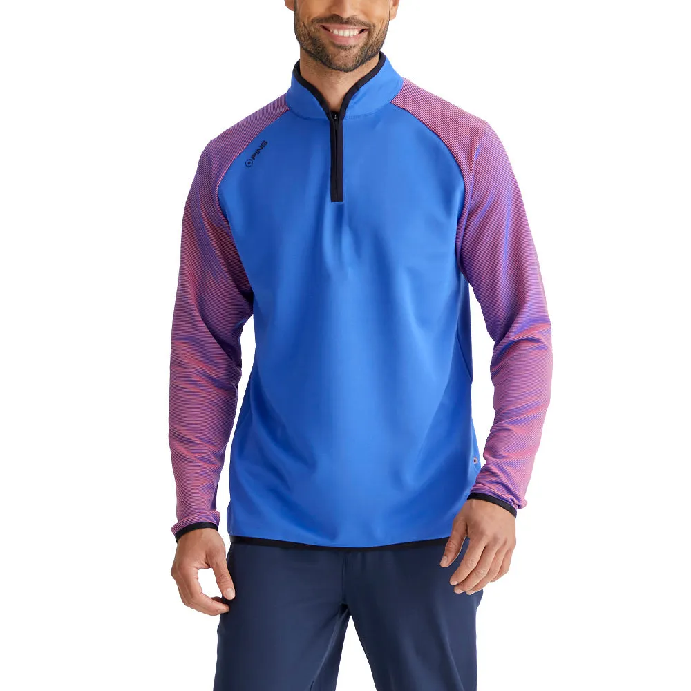 Ping Strio 1/2 Zip Mid Layer  - Ultra Blue/Dubarry Own the Moment