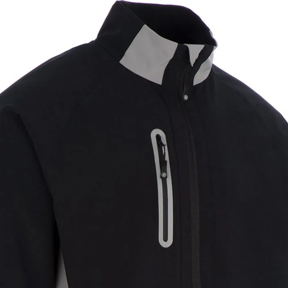 Loud Looks, Smooth Moves Proquip Gents Pro Tech Long Sleeve Wind Jacket - Black/Grey