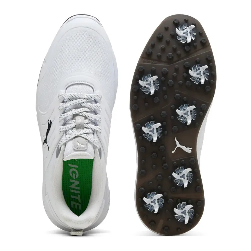 Puma Ignite Elevate 2 Tour Golf Shoes - Puma White/Puma Black Walk with Purpose
