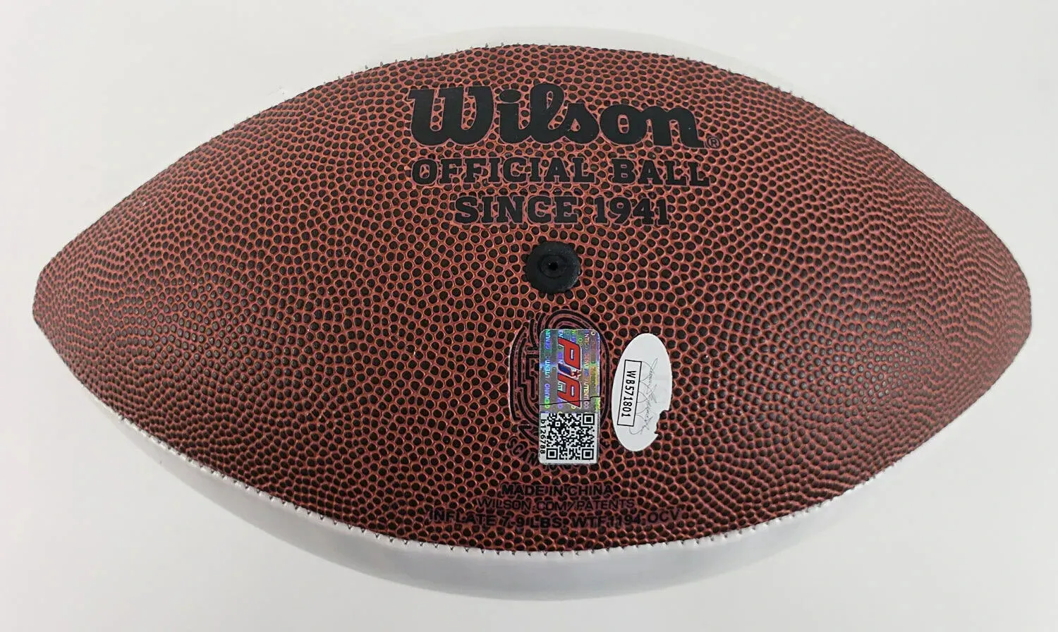 Justin Simmons Signed Atlanta Falcons Logo Football (JSA COA) 2xPro Bowl Safety