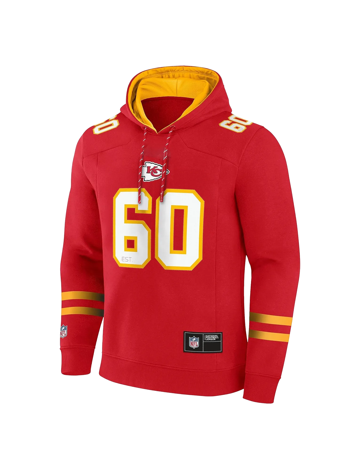 Kansas City Chiefs NFL Foundation Panel Hoodie Jumper - Red