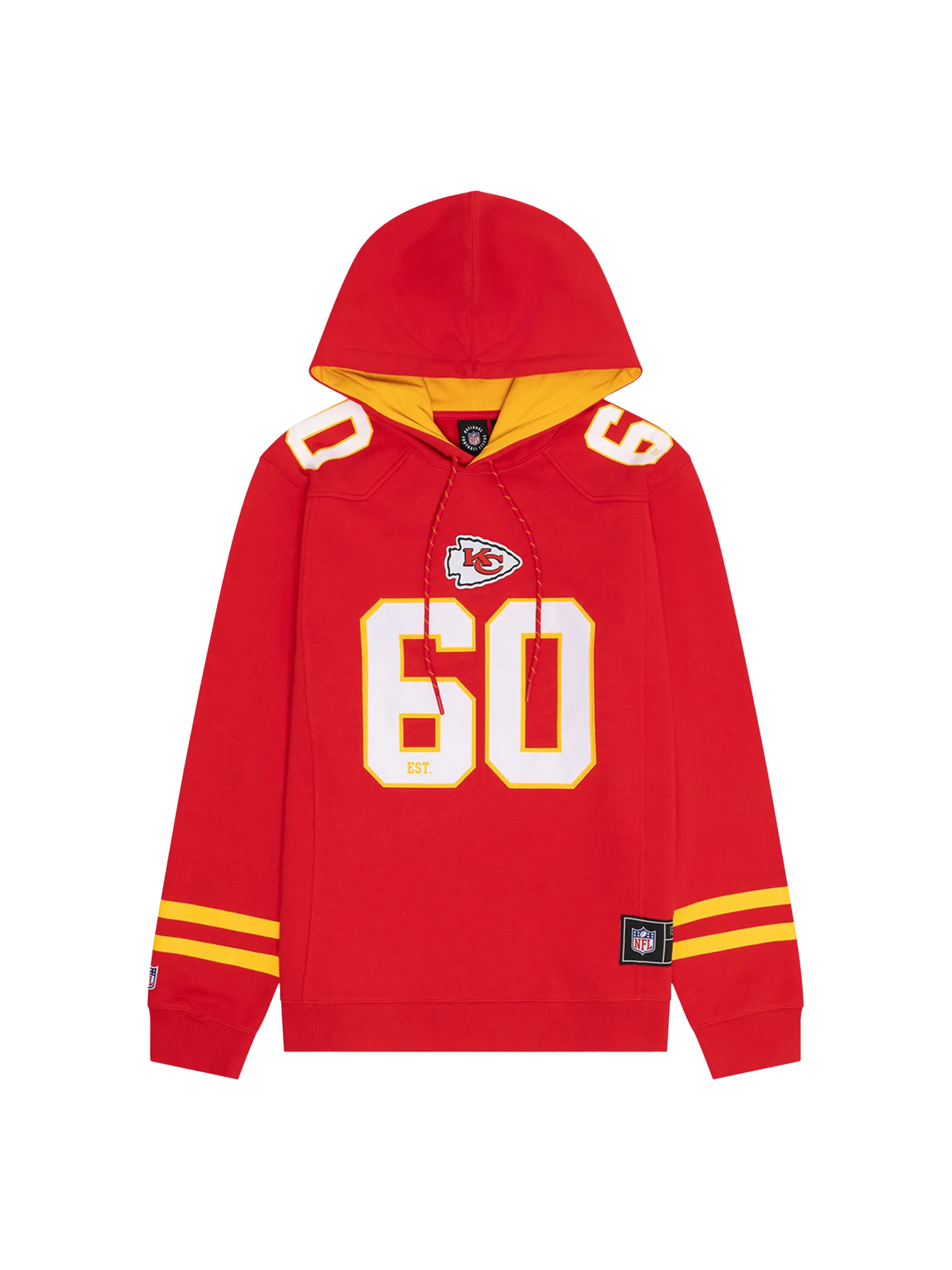 Kansas City Chiefs NFL Foundation Panel Hoodie Jumper - Red