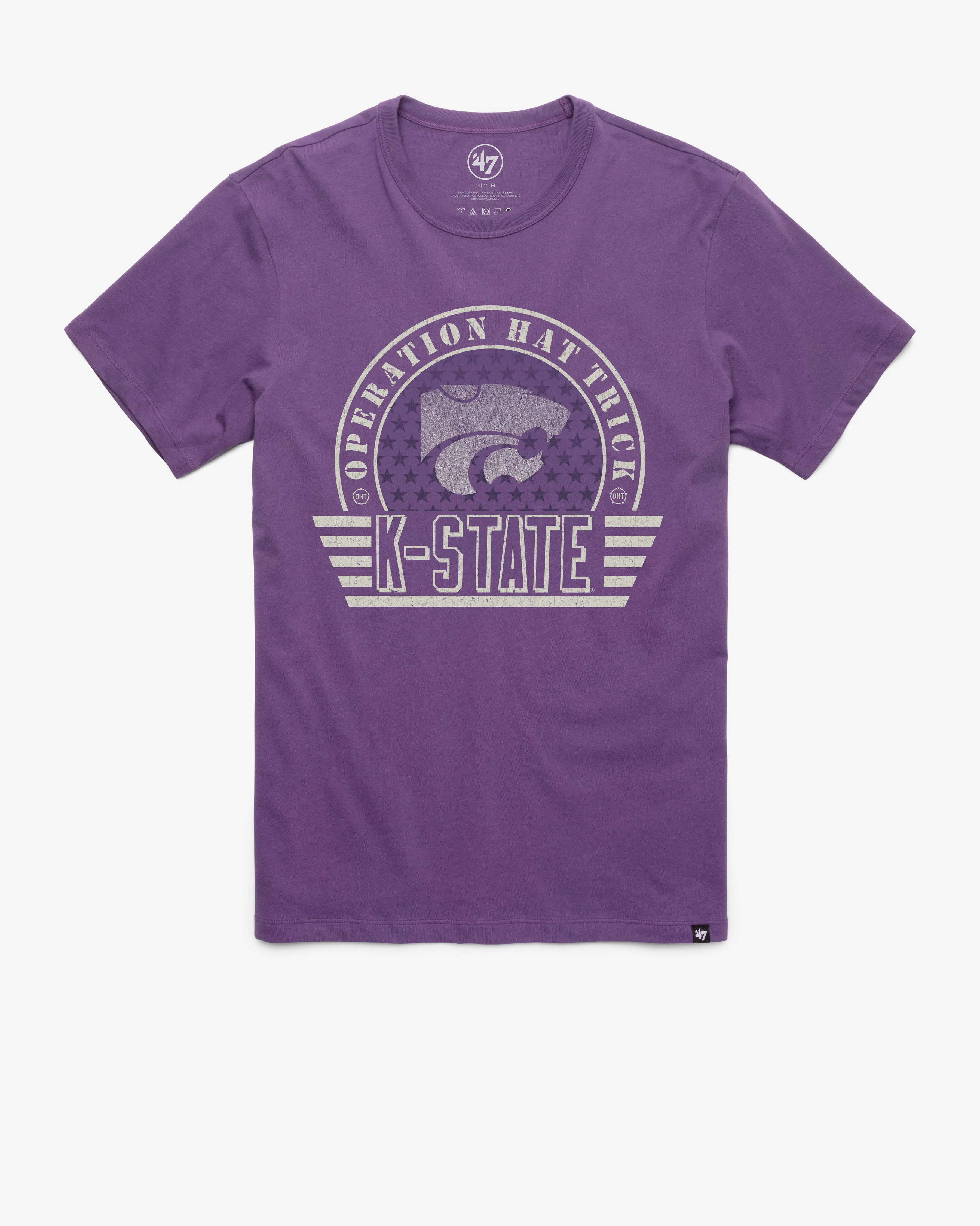 KANSAS STATE WILDCATS OPERATION HAT TRICK OHT CONVOY '47 FRANKLIN TEE