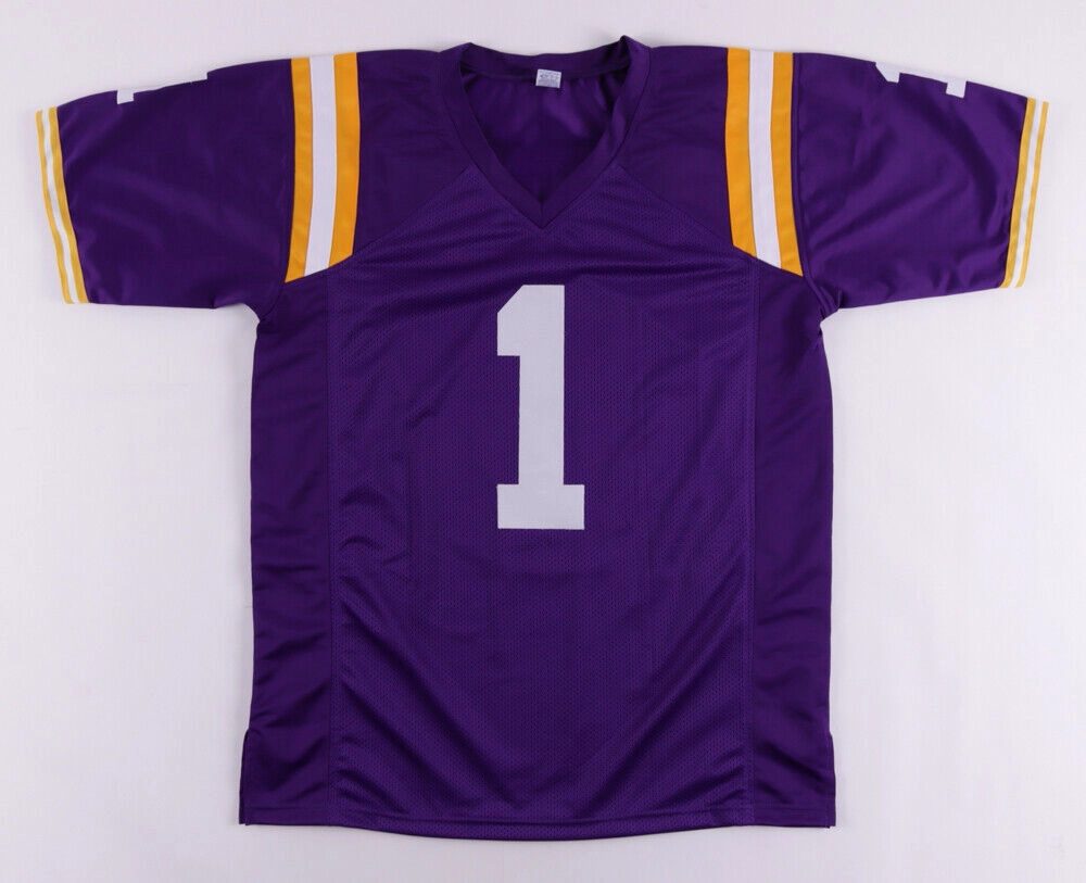 Kayshon Boutte Signed LSU Tigers Jersey (Beckett Hologrm) 2021 Sophmore Receiver