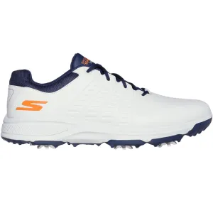 Skechers Go Golf Torque 2 Spiked Waterproof Shoes - White/Navy/Orange The Fast Lane Choice Flash Sale