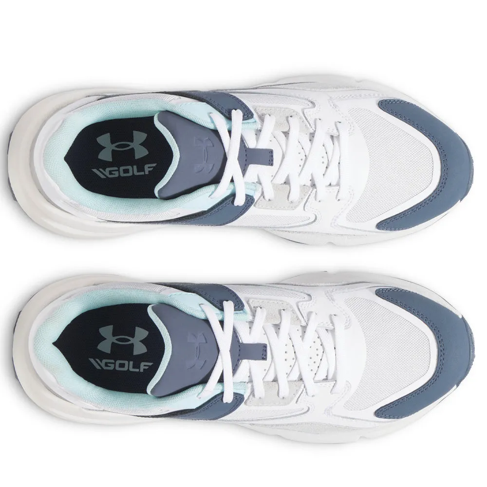Under Armour Forge 96 Spikeless Waterproof Shoes - White/Downpour Grey/White Special Offer