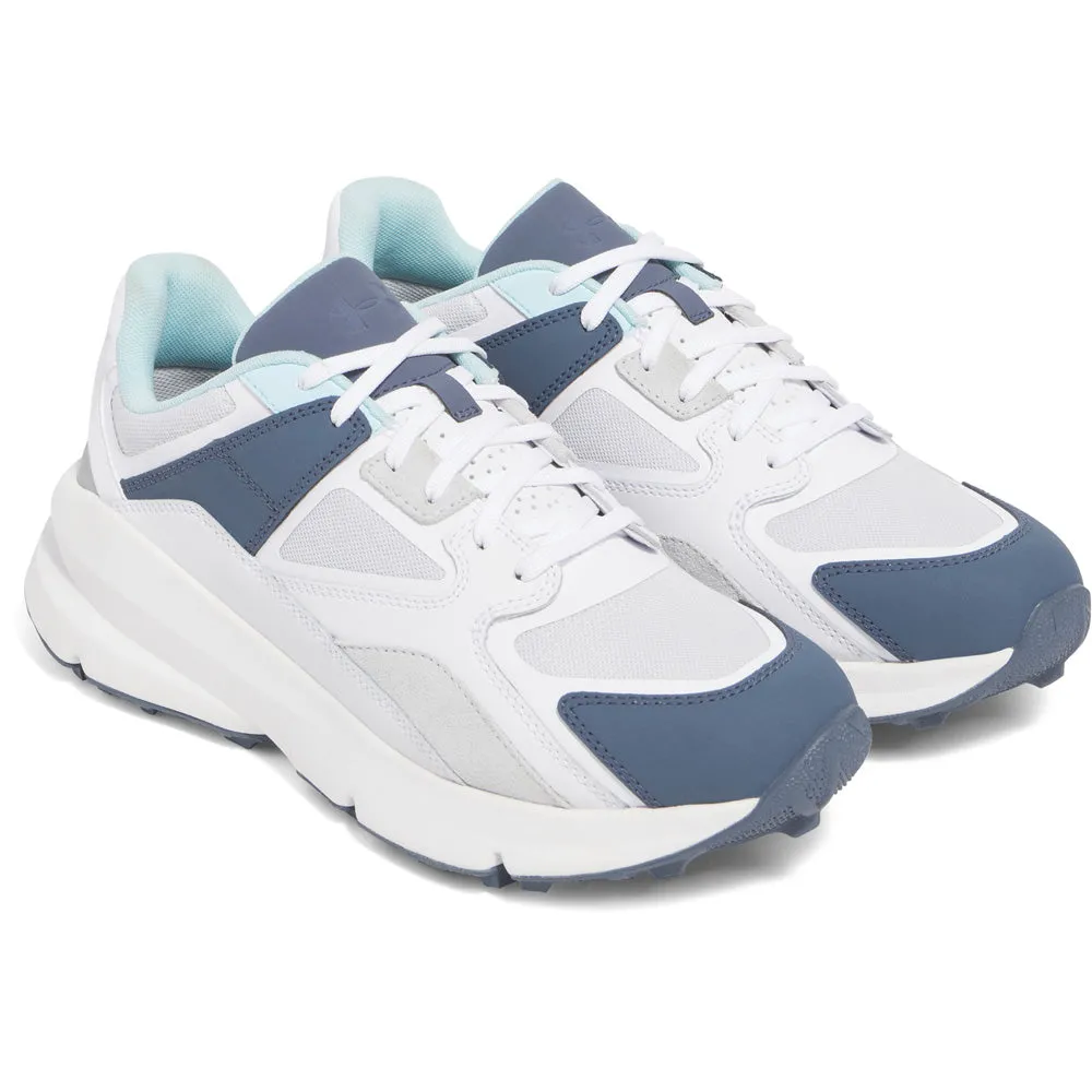 Autumn Sale Under Armour Forge 96 Spikeless Waterproof Shoes - White/Downpour Grey/White