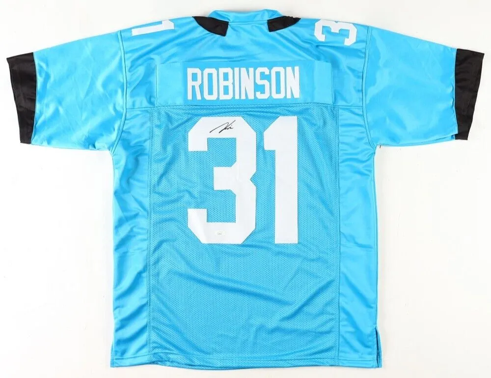 Keilan Robinson Signed Jacksonville Jaguars Jersey (JSA COA) Ex Texas Longhorn