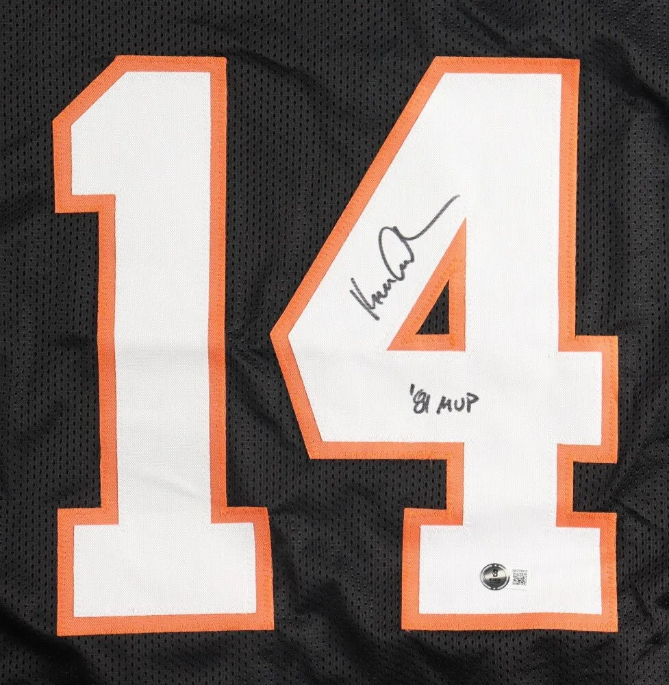 Ken Anderson Signed Cincinnati Bengals Jersey Inscribed "'81 MVP" (Beckett) Q.B