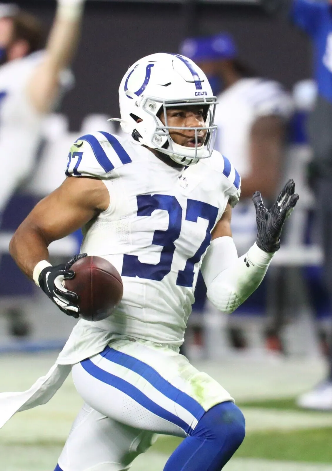 Khari Willis Signed Indianapolis Colts Photo Jersey (JSA COA) 2019 Draft Pick DB