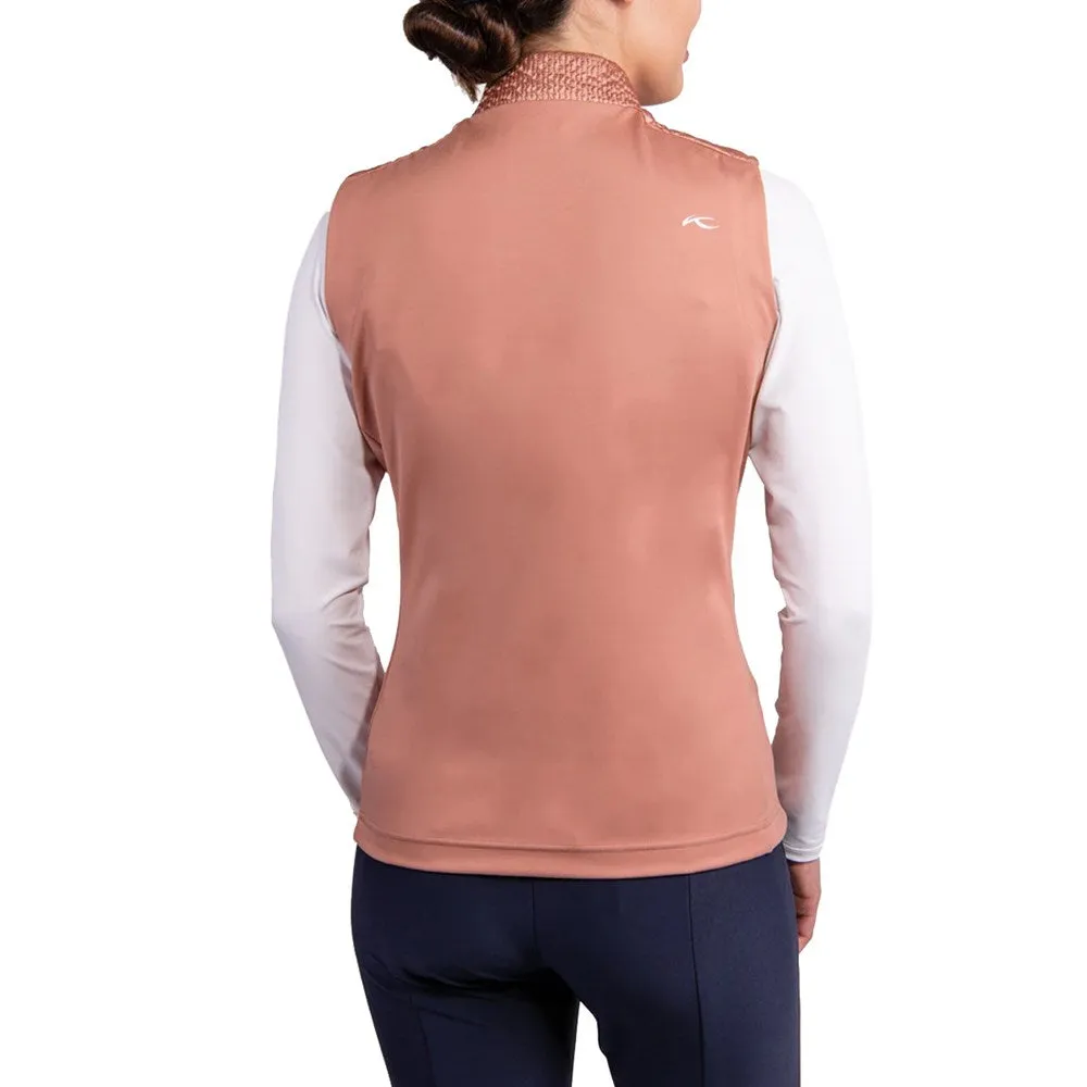 Kjus Women'S Retention Golf Vest - Clay Move Beyond Ordinary Step Out Boldly