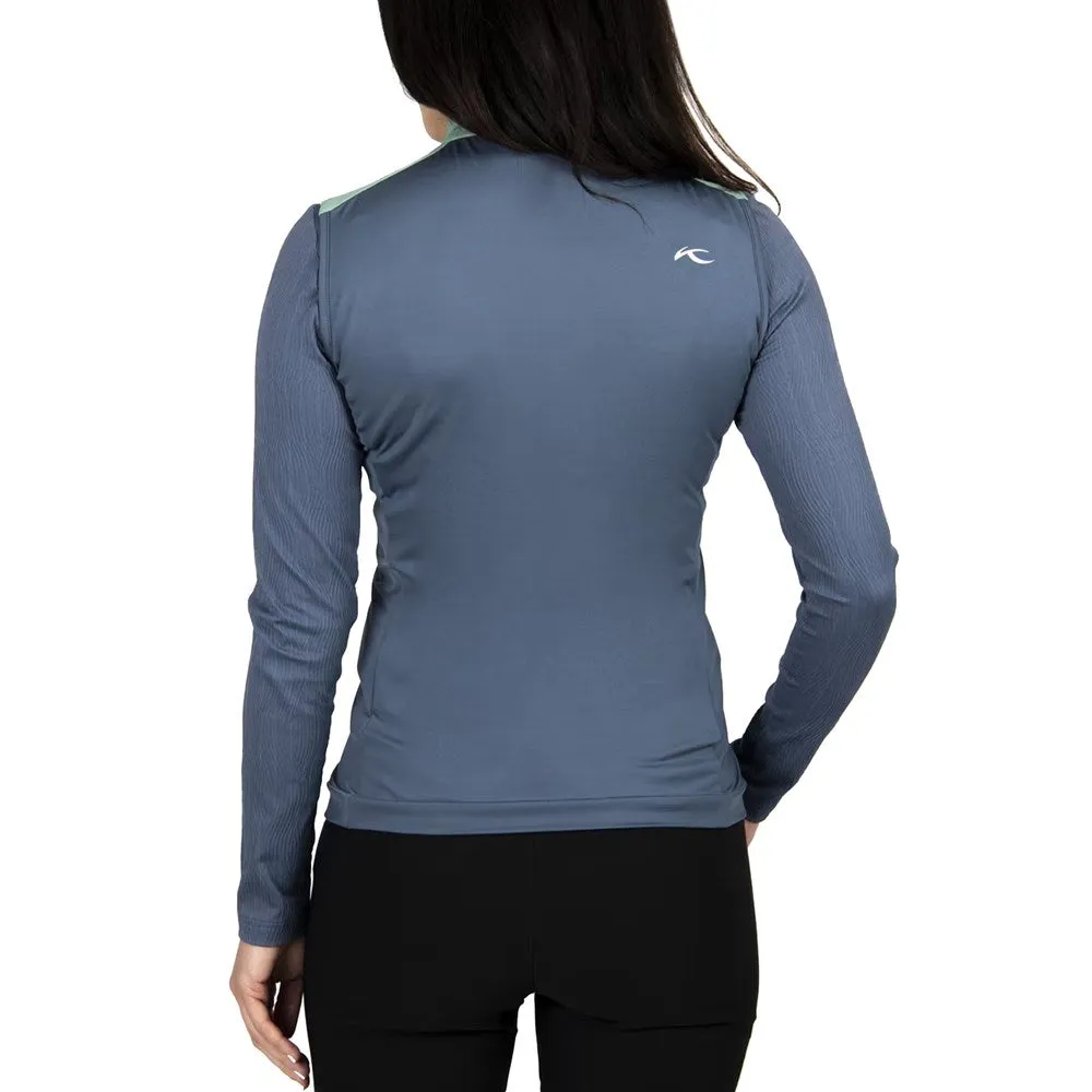 Kjus Women'S Retention Golf Vest - Mineral/Steel Blue Autumn Sale