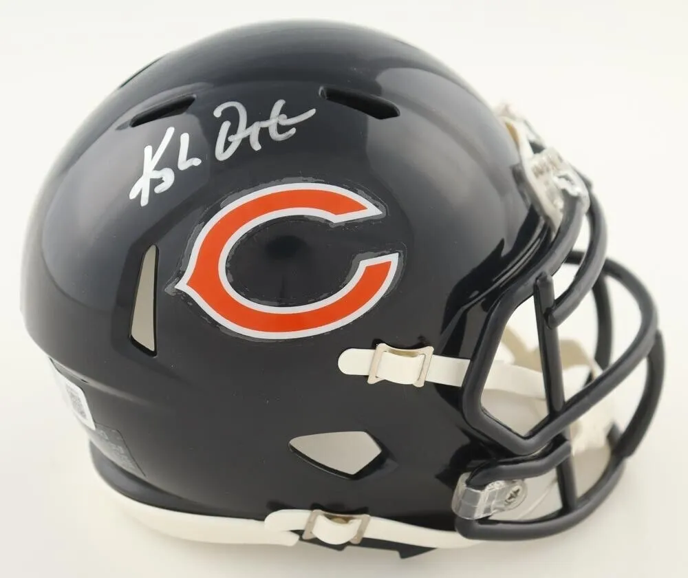 Kyle Orton Signed Chicago Bears Speed Mini Helmet (Beckett) 2005 4th Round Pk QB