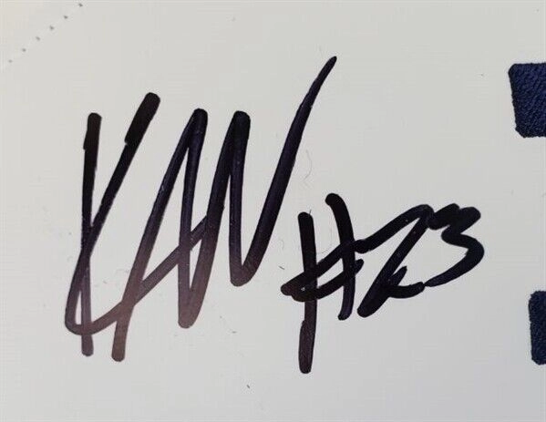 Kyren Williams "Play Like A Champion Today!" Signed Notre Dame Logo Football
