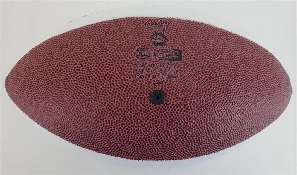 Kyren Williams "Play Like A Champion Today!" Signed Notre Dame Logo Football