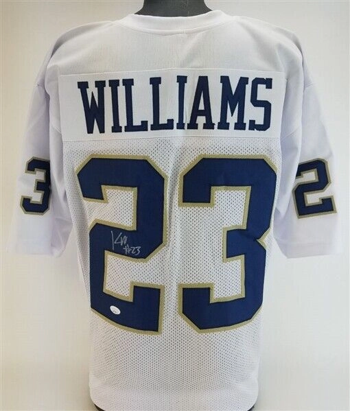 Kyren Williams Signed Notre Dame Fighting Irish Jersey (JSA COA) 2021 Jr. R.B.
