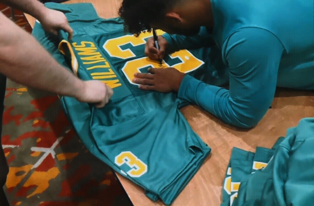 Kyren Williams Signed Notre Dame Fighting Irish Jersey (JSA COA) 2021 Jr. R.B.