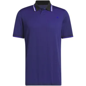 Built for the Bold Adidas Primeknit Polo Shirt - Black/Lucid Blue