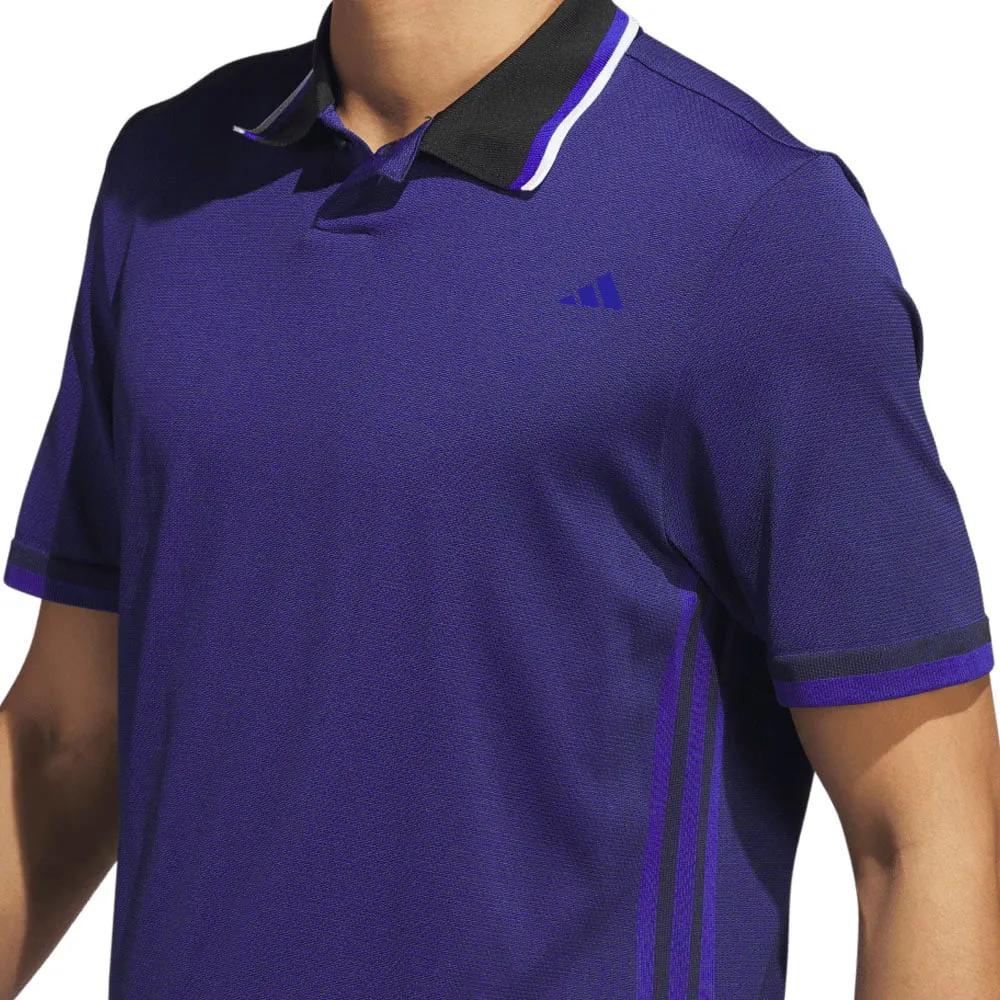 New Year's Eve Sale Adidas Primeknit Polo Shirt - Black/Lucid Blue