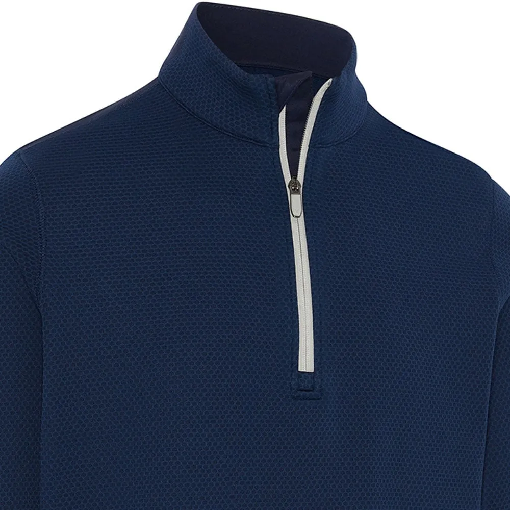 Callaway Hex 1/4 Zip Pullover - Peacoat Valentine's Day Sale