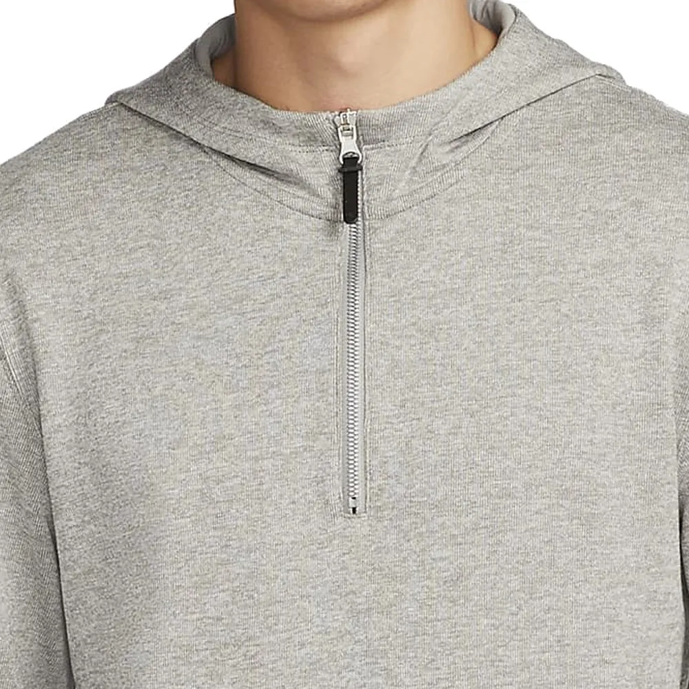 Walk Tall Nike Dri-Fit 1/2 Zip Hoodie - Dust/White/Brushed Silver