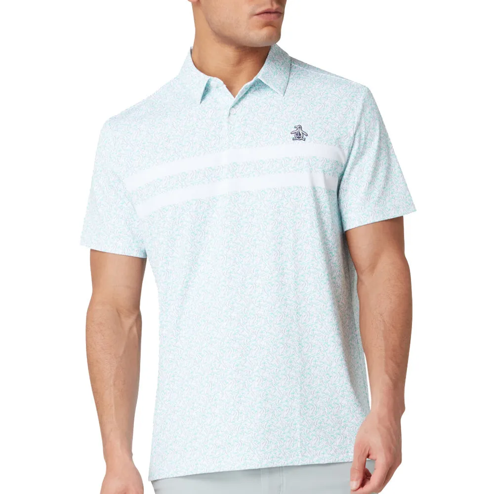Affordable Original Penguin Engineered Novelty Striped Polo Shirt - Bright White