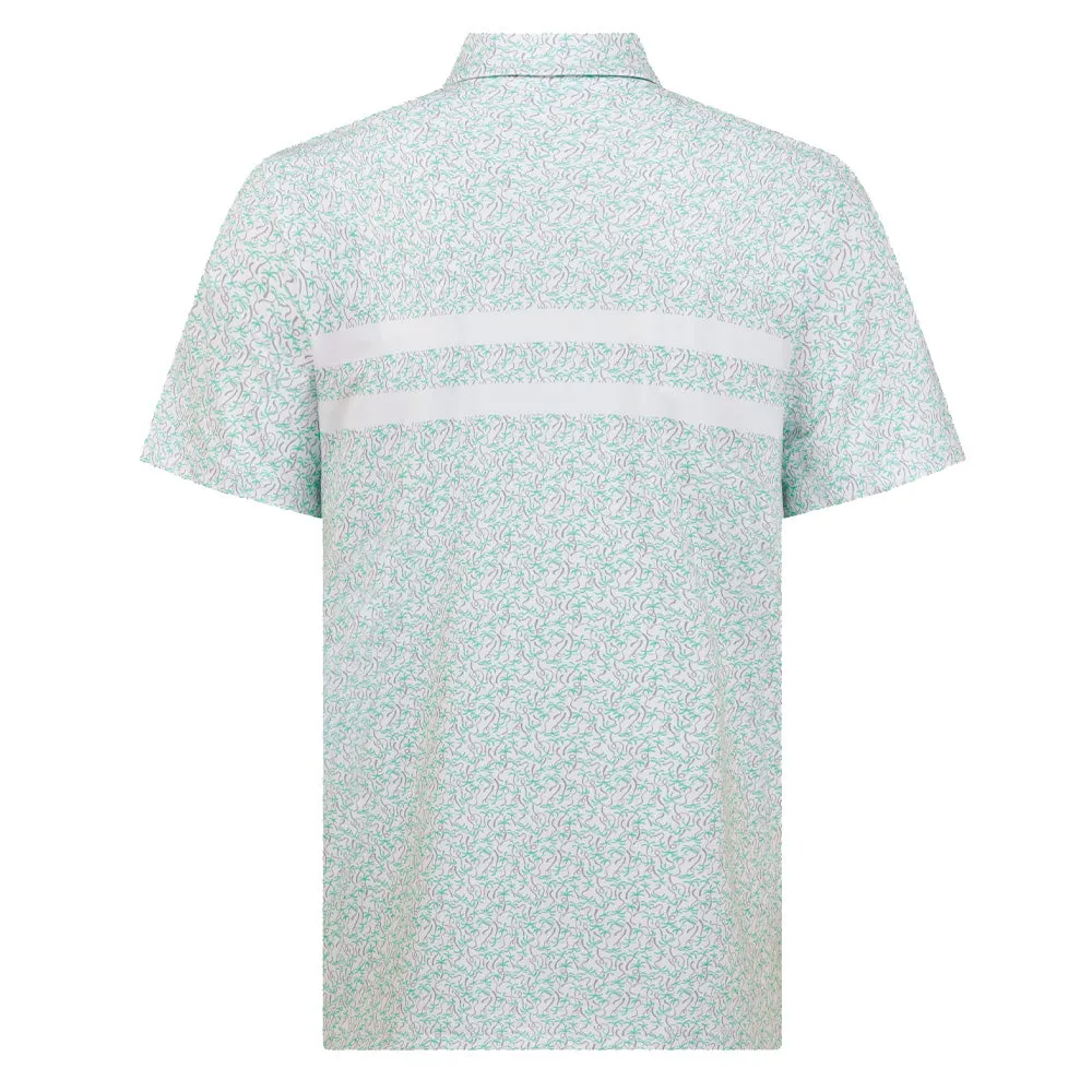 Original Penguin Engineered Novelty Striped Polo Shirt - Bright White Designed to Dominate Great Value
