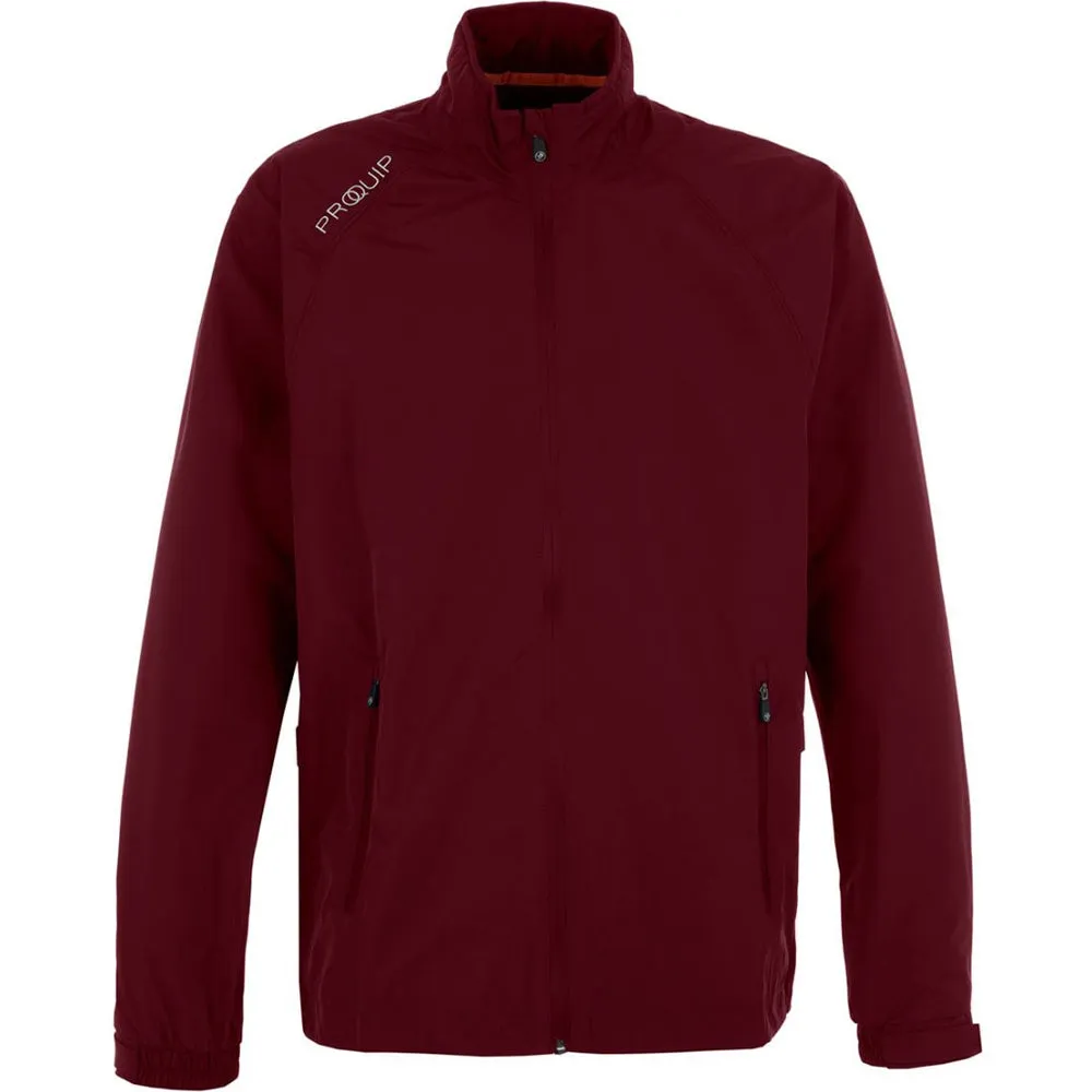 Designed to Dominate Rise Every Time Proquip Tempest Waterproof Jacket - Burgundy