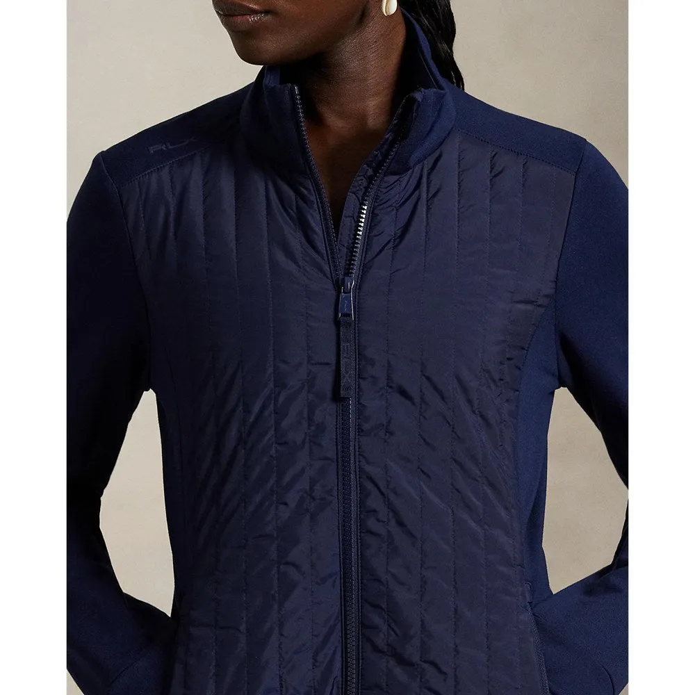 Rlx Ralph Lauren Women'S Cool Wool Hybrid Performance Full-Zip Jacket - Refined Navy Empower Your Journey Performance Unleashed
