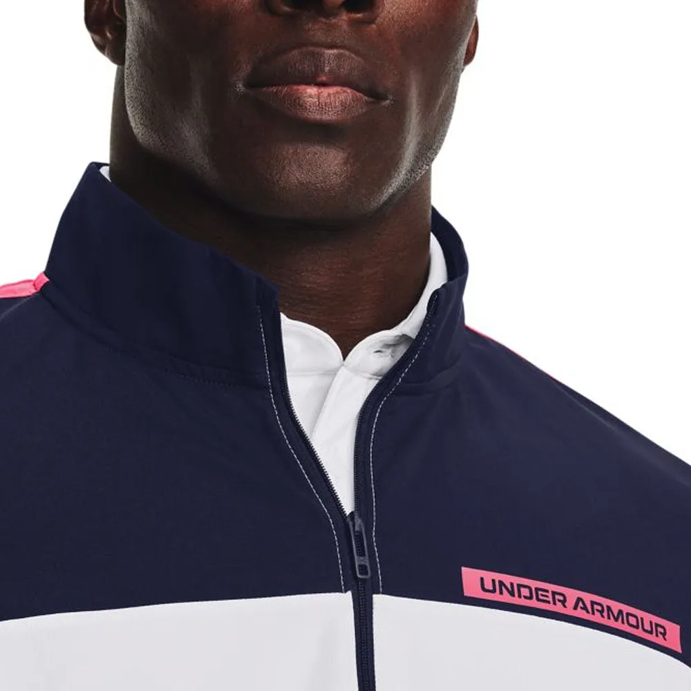 Under Armour Storm Windstrike 1/2 Zip Pullover - White/Midnight Navy Memorial Day Sale