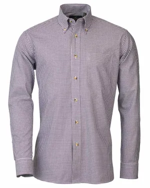 Laksen Alex Organic Cotton Shirt Casual Check Button Shirts