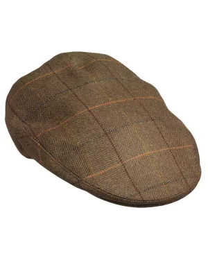 Laksen Cara Tweed Flat Cap Shooting Wide-Brim Hats