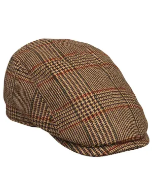 Laksen Cavendish Drivers Tweed Flat Cap English Country Headwear