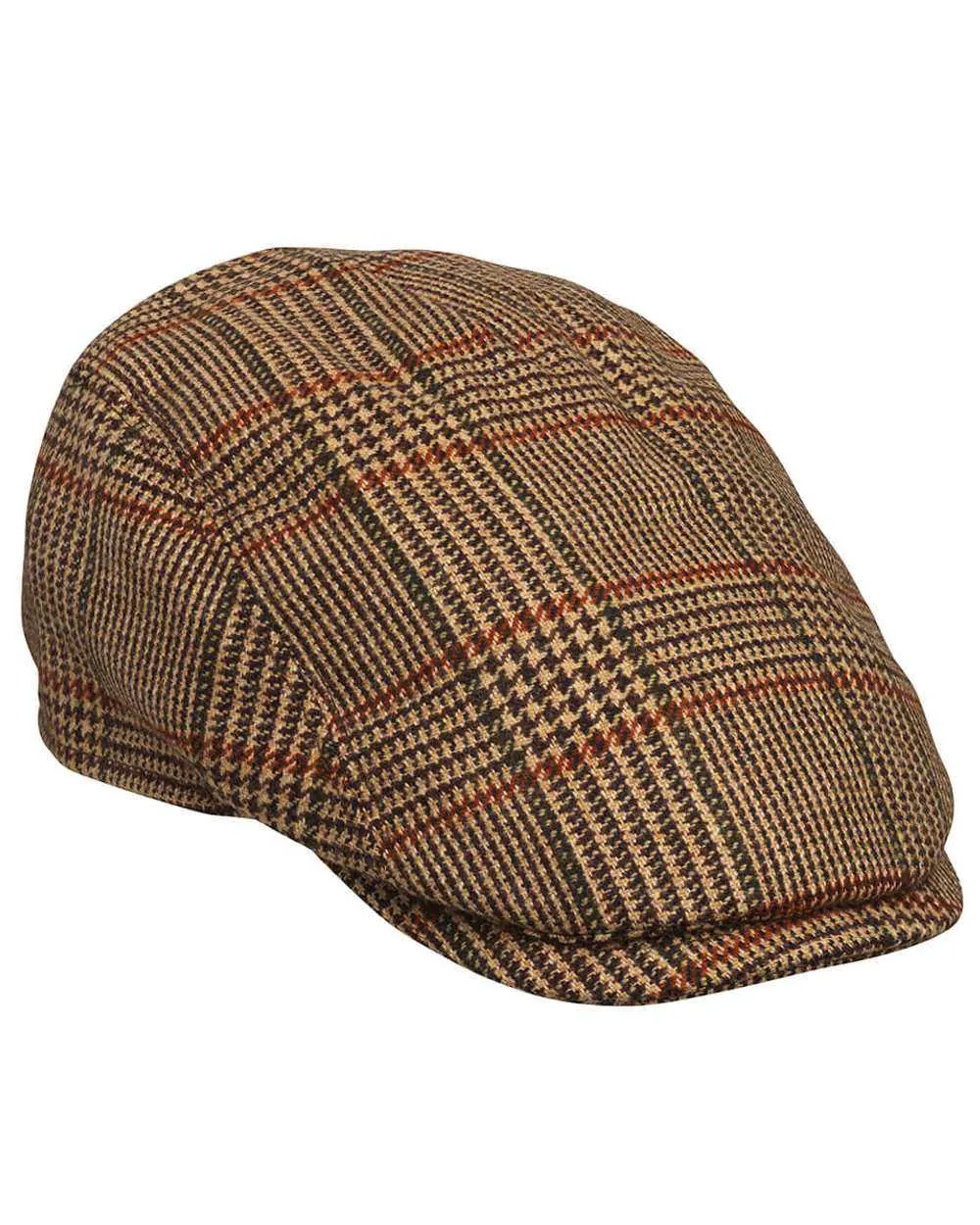 Laksen Cavendish Drivers Tweed Flat Cap English Country Headwear