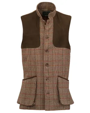 Laksen Cavendish Mulland Tweed Shooting Vest Long Sleeve Casual Tops