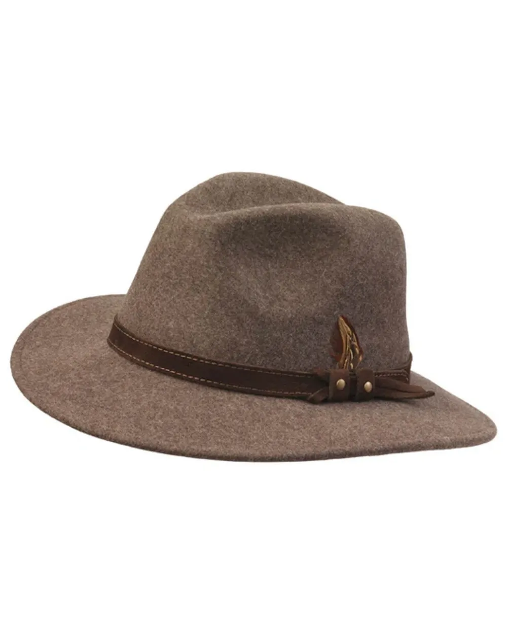 Laksen Country Fedora Felt Hat English Country Headwear